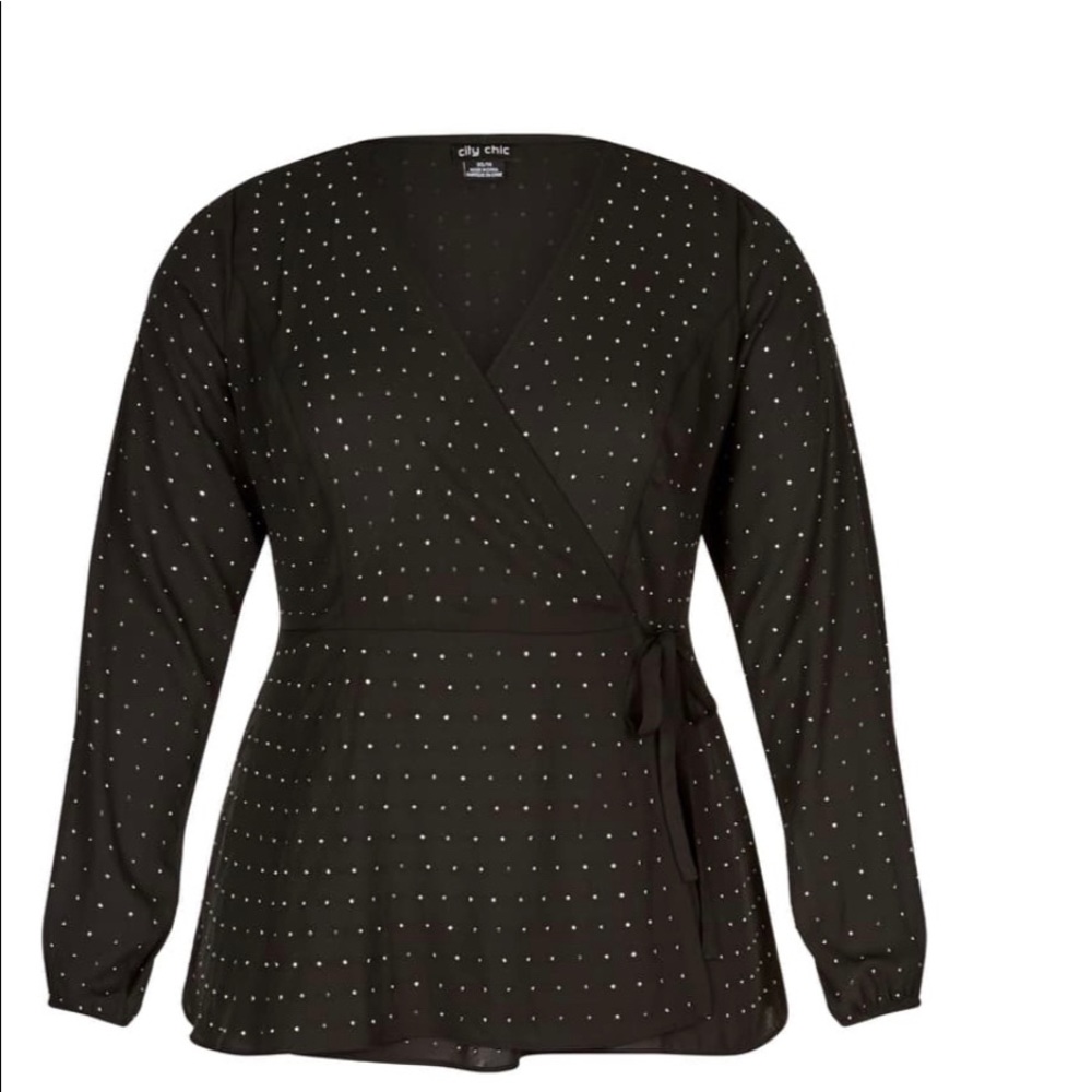 BRAND NEW CITY CHIC BLING FLIRT TOP XXL/24